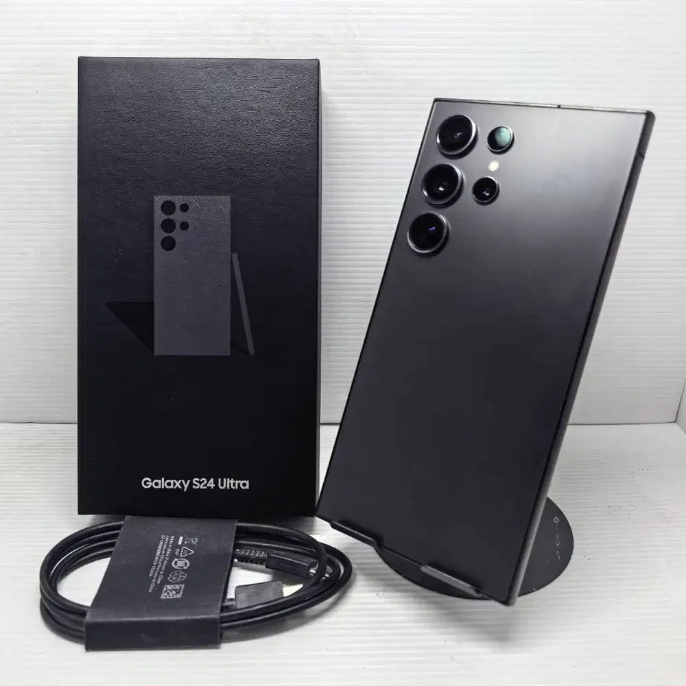 FULLSET MULUS SAMSUNG GALAXY S24 ULTRA 5G  12/512 Titanium Bllack EX S