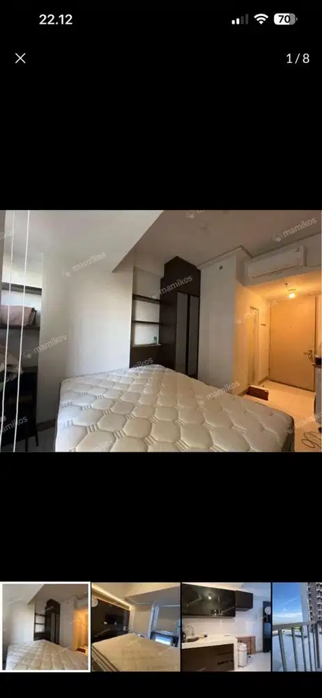 Disewakan Tokyo Riverside Apartemen studio Full furnished Free wifi