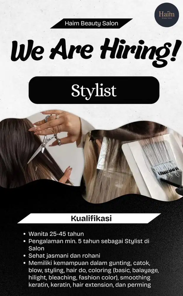 Karyawan Salon Kecantikan