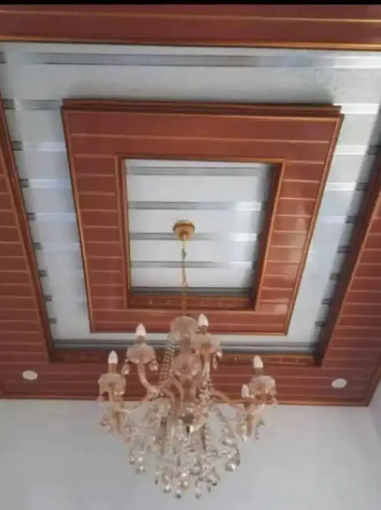 Plafon pvc termurah terpasang rapi