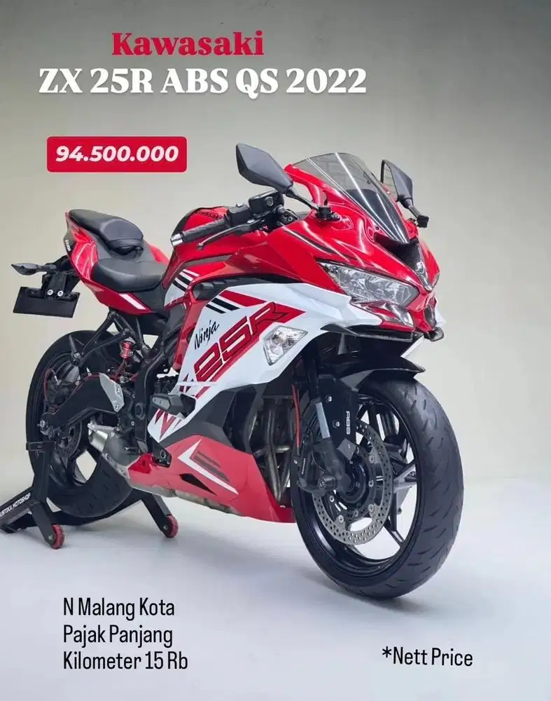 Jaminan Termurah‼️ Kawasaki ZX25R ABS QS 2022 N Malang - Zaky Mustika