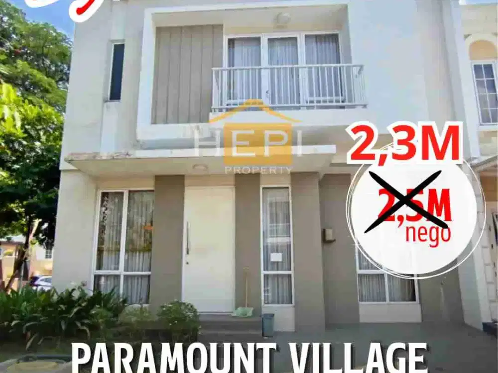 Rumah 2 Lantai Minimalis Paramount Village Simongan Type Potala Luas Tanah Special Terbesar