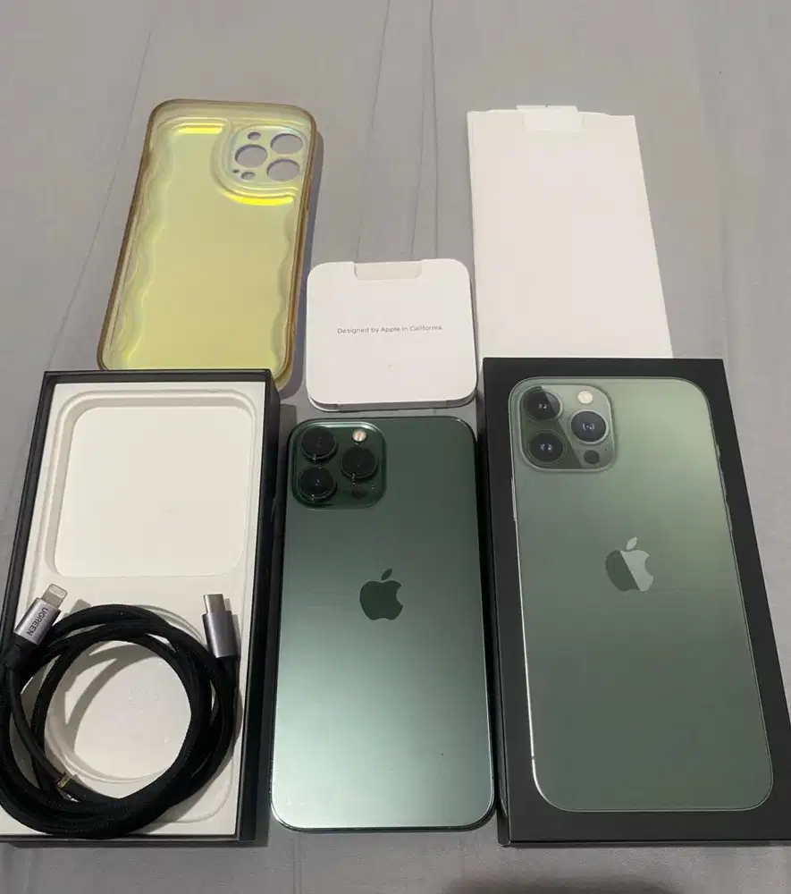 Iphone 13 promax 128 ibox resmi full set mulus.