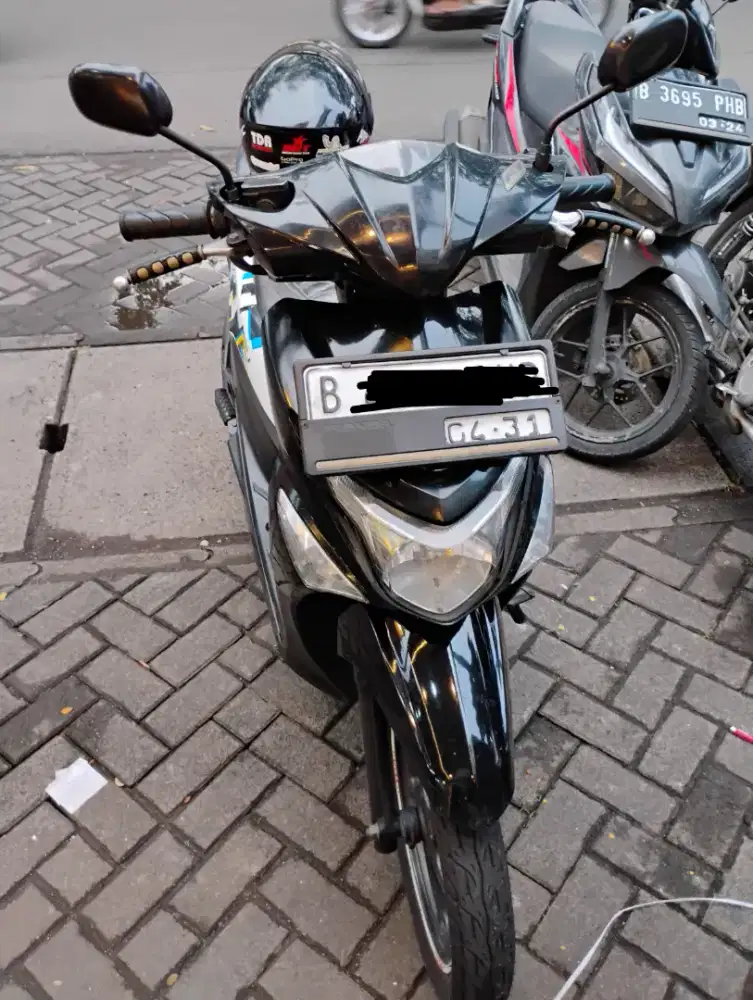 Honda Beat Pop 2016 Hitam Putih SS Lengkap Pajak Panjang April 2027