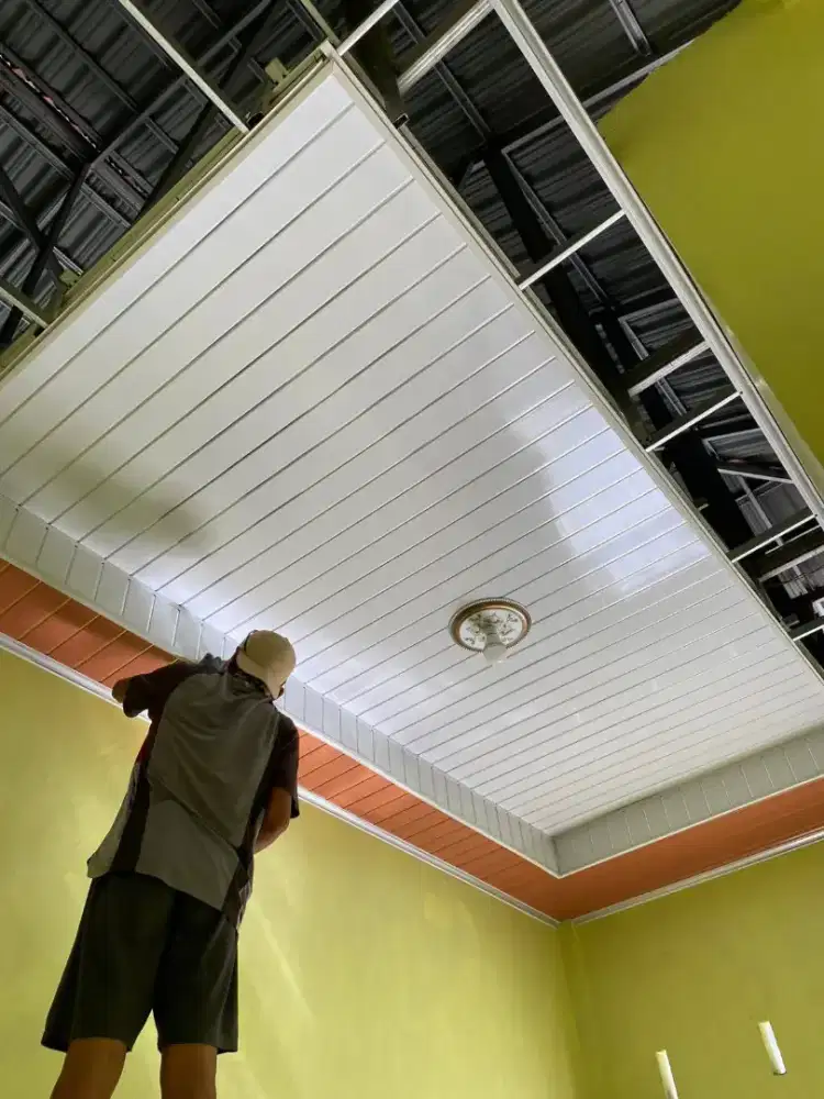 Pemasangan plavon pvc