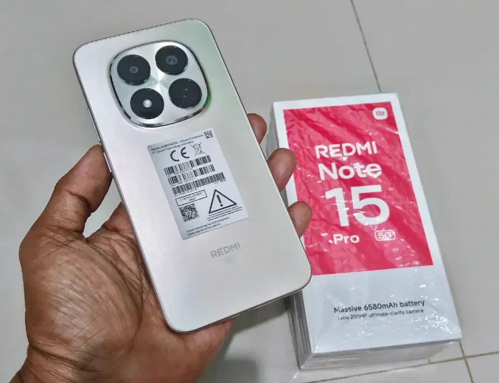 Redmi note 15 pro 5G ram 8/256 kamera 200mp fullset