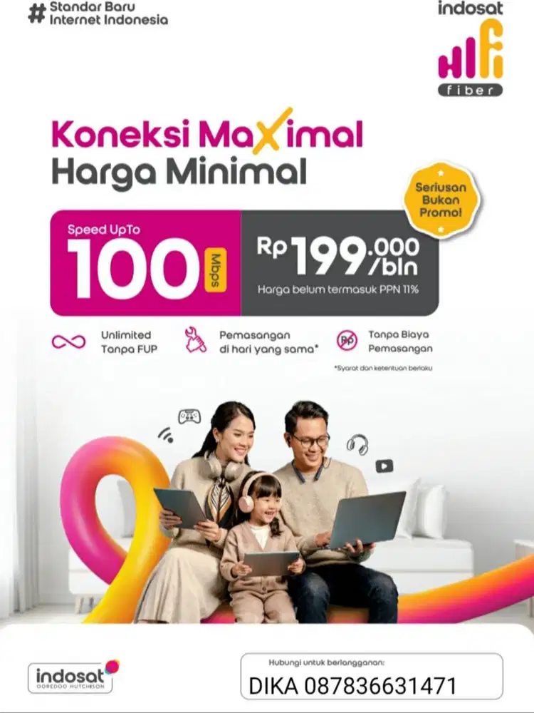Indosat Hifi internet Wifi unlimited anti ngelag
