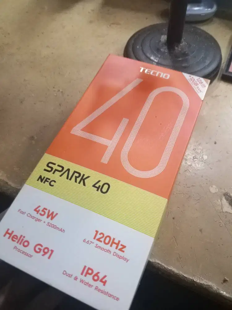 TECNO SPARK 40 RAM 6+4GB ROM 126GB