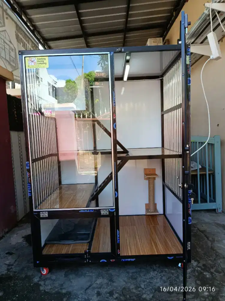 Kandang Kucing Alumunium