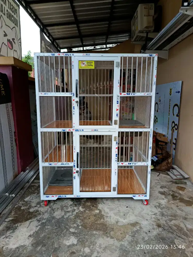 Kandang Kucing Aluminium