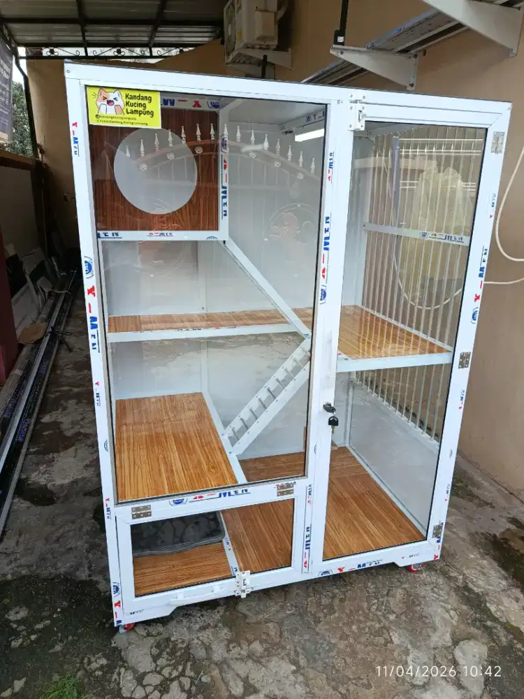 Kandang Kucing Alumunium Custom