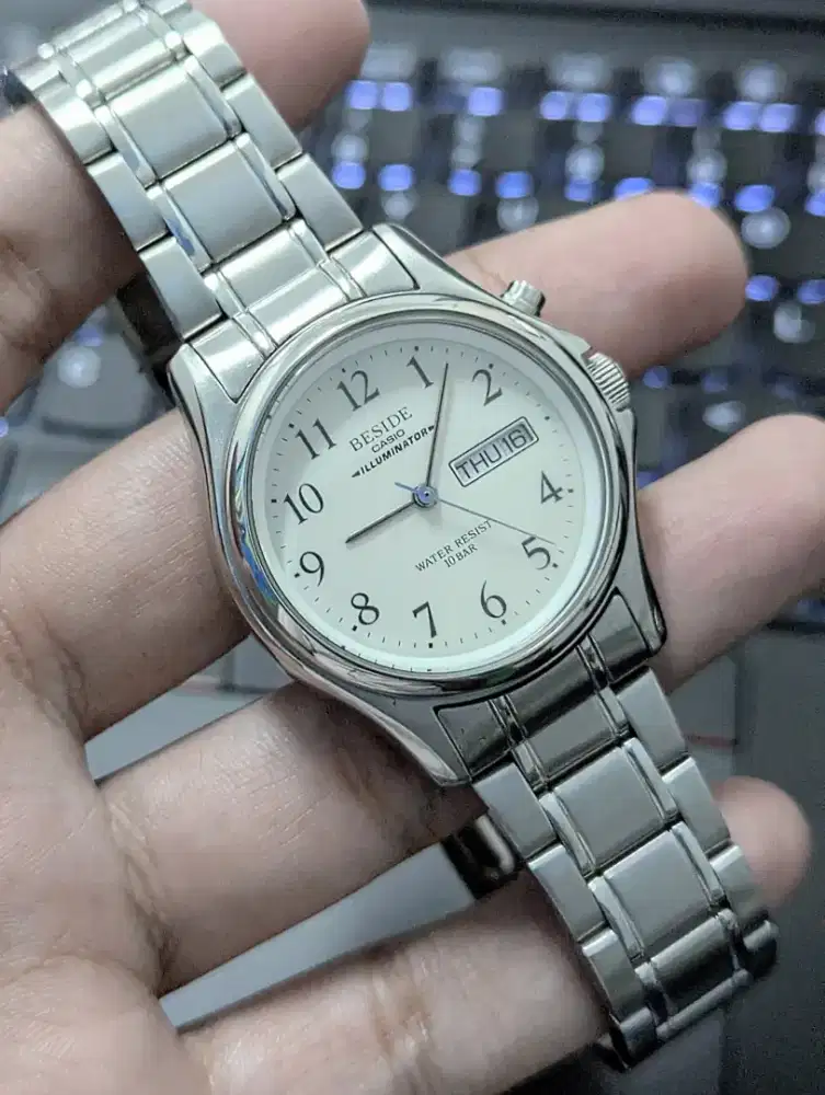 Jam Casio Beside iluminator original