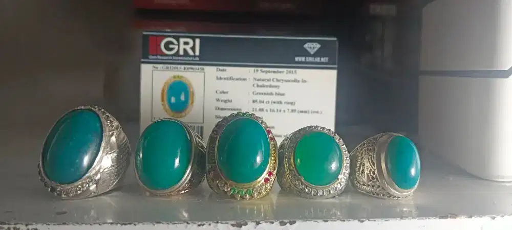 Batu Bacan borongan ring perak