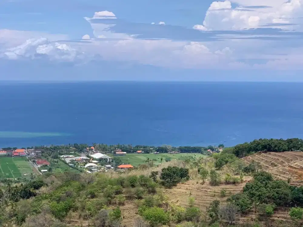 Land For Sale on a Hilltop with Ocean View Lovina Bali