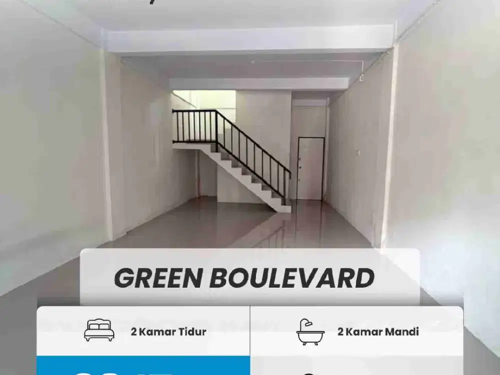 DISEWA RUMAH DI TIBAN GREEN BOULEVARD 2KT 2KM Lokasi strategis