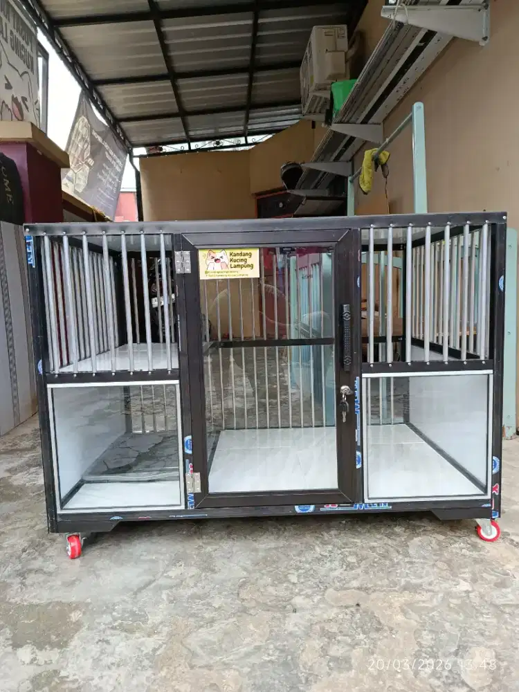 Kandang Kucing Alumunium Premium