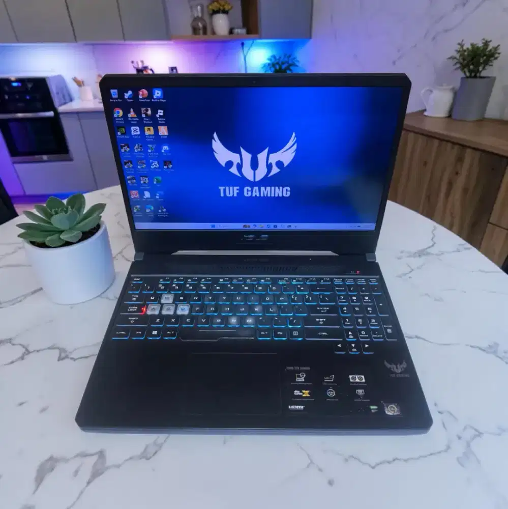 Laptop Gaming Asus Tuf FX505 Ryzen Ram 16gb Ssd+Hdd Dual Vga Siap COD
