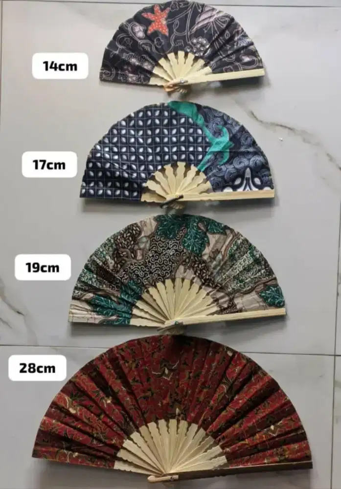Jual Kipas Batik Bambu