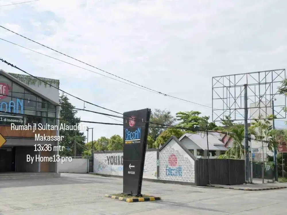 Rumah jl Sultan Alauddin Makassar dekat Kampus UNISMUH 13x36 mtr