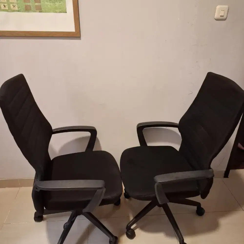 Kursi Kantor  Kerja Gaming Belajar Sandaran Tinggi Roda Putar