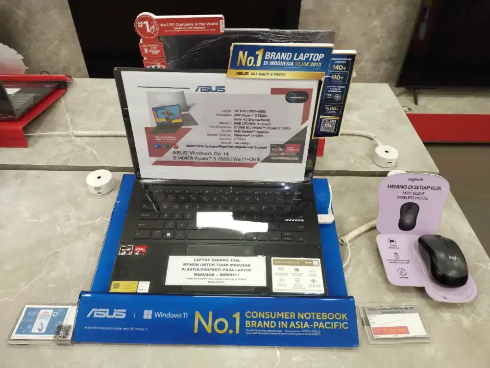 PROMO LAPTOP ASUS VIVOBOOK GO 14 AMD RYZEN 5