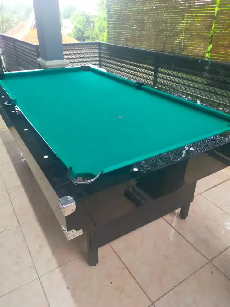 Meja billiard 7 feet baru ( kaki lipat )