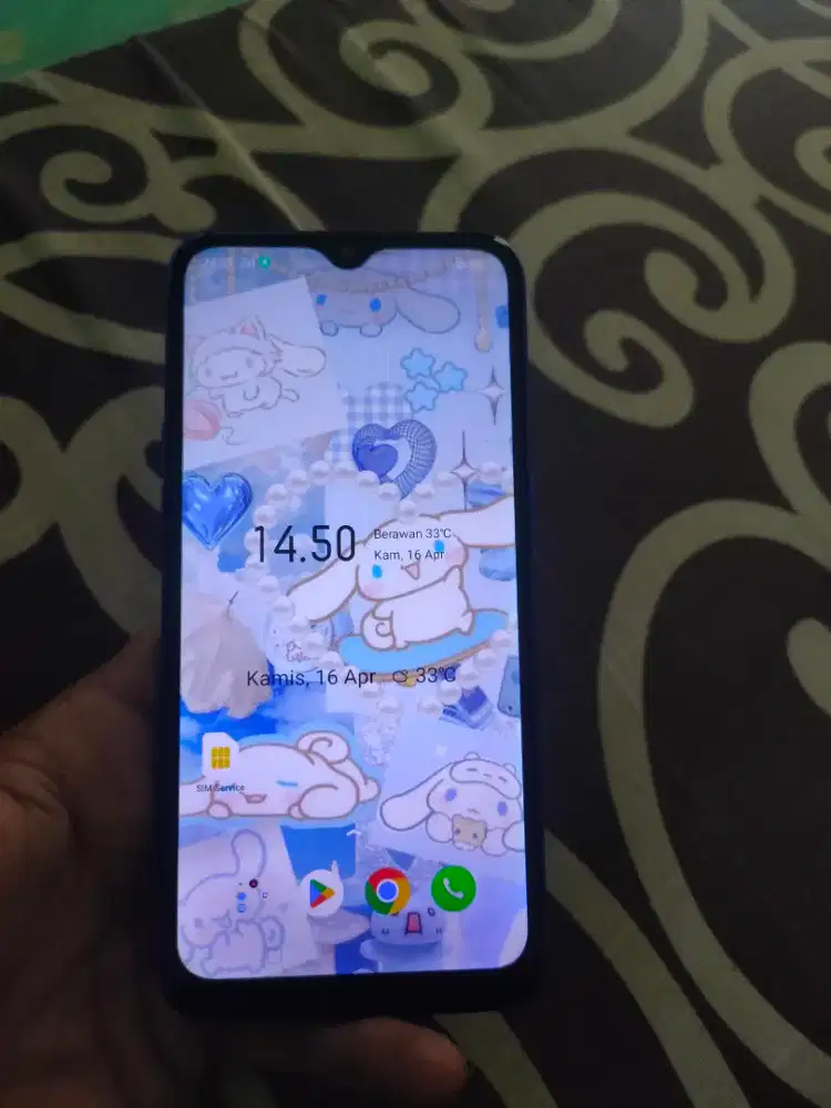 realmi c2 biru mulusss