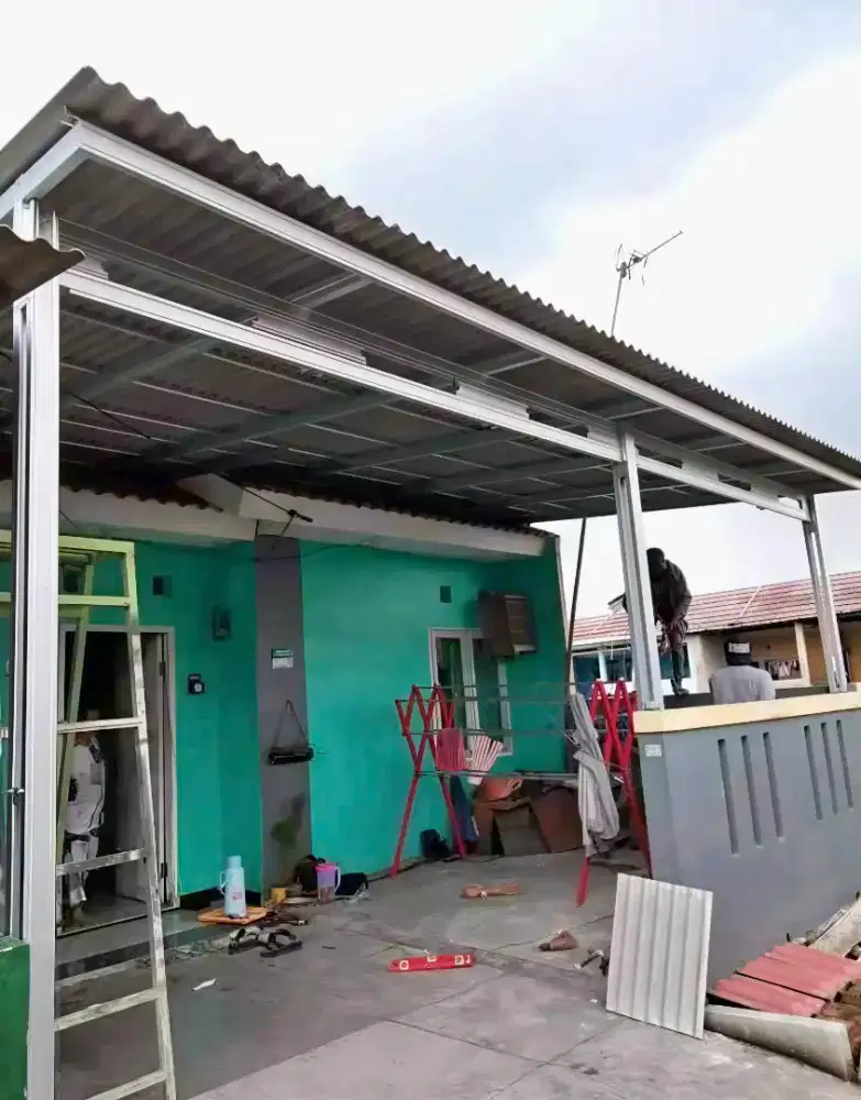 Kanopi baja ringan atap asbes