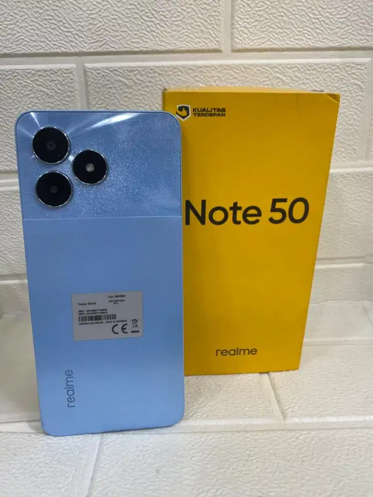 Realme note 50 4/64 grs reami full set original
