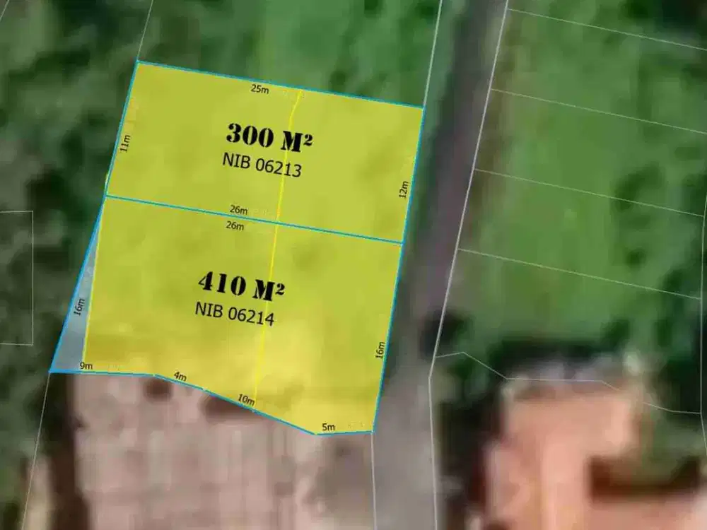 Tanah View Sawah dan Sungai di Singapadu,  Akses 6 Meter