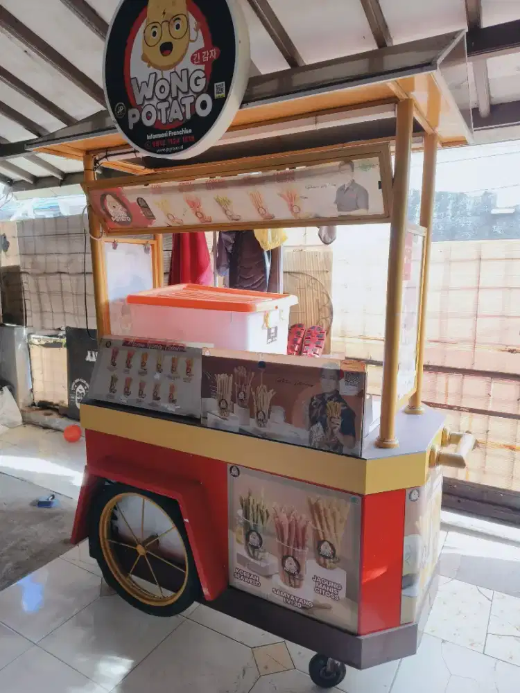 Gerobak potato wong