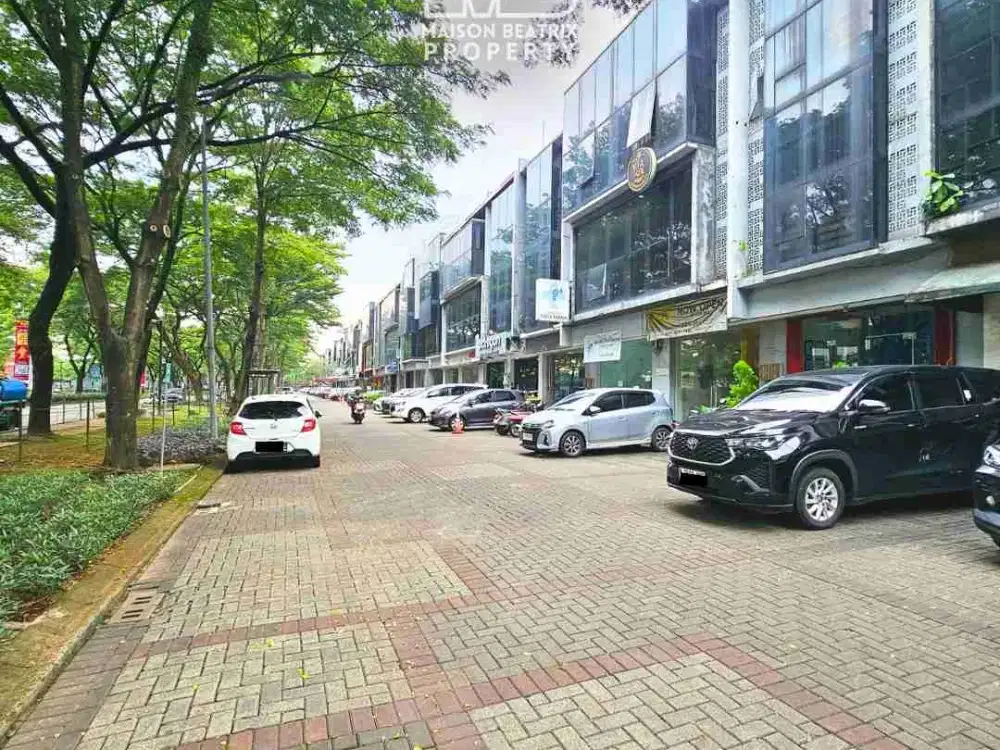 di sewakan ruko depan kampus atmajaya bsd