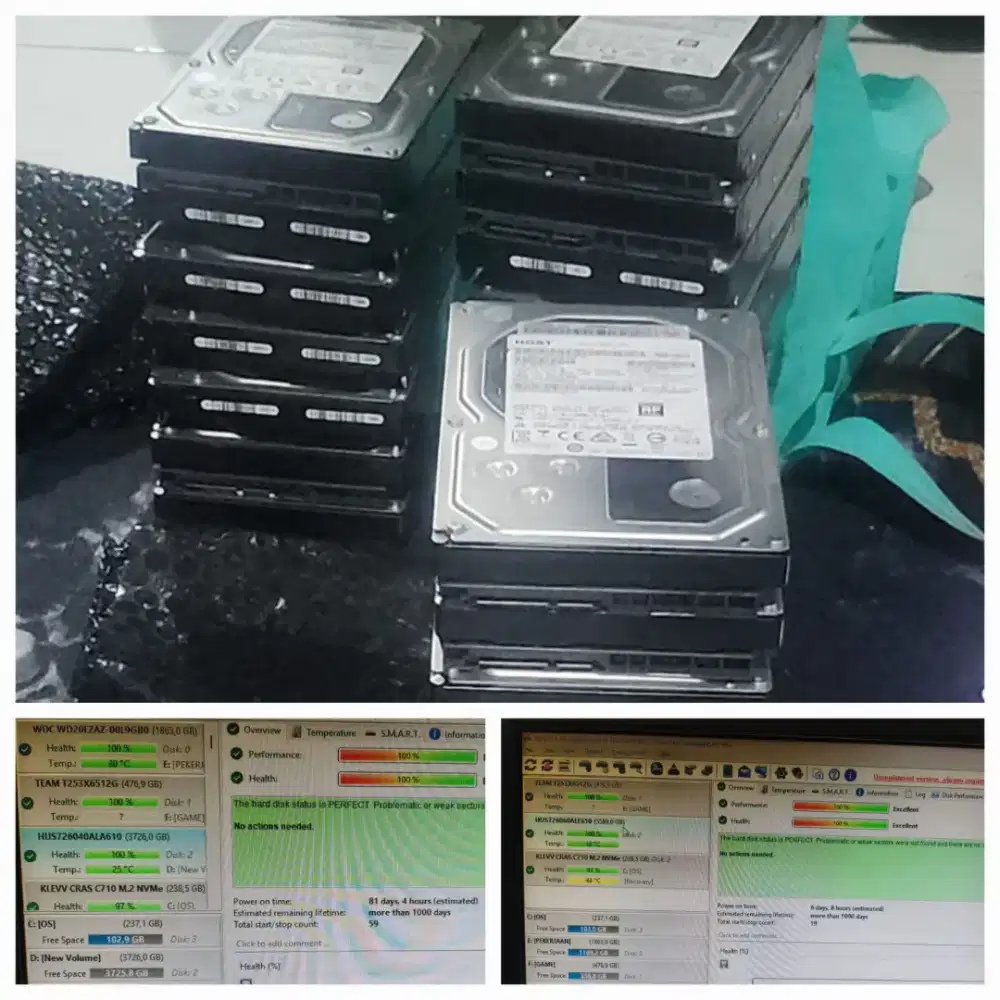 Hardisk PC sata 4tb dan 6tb