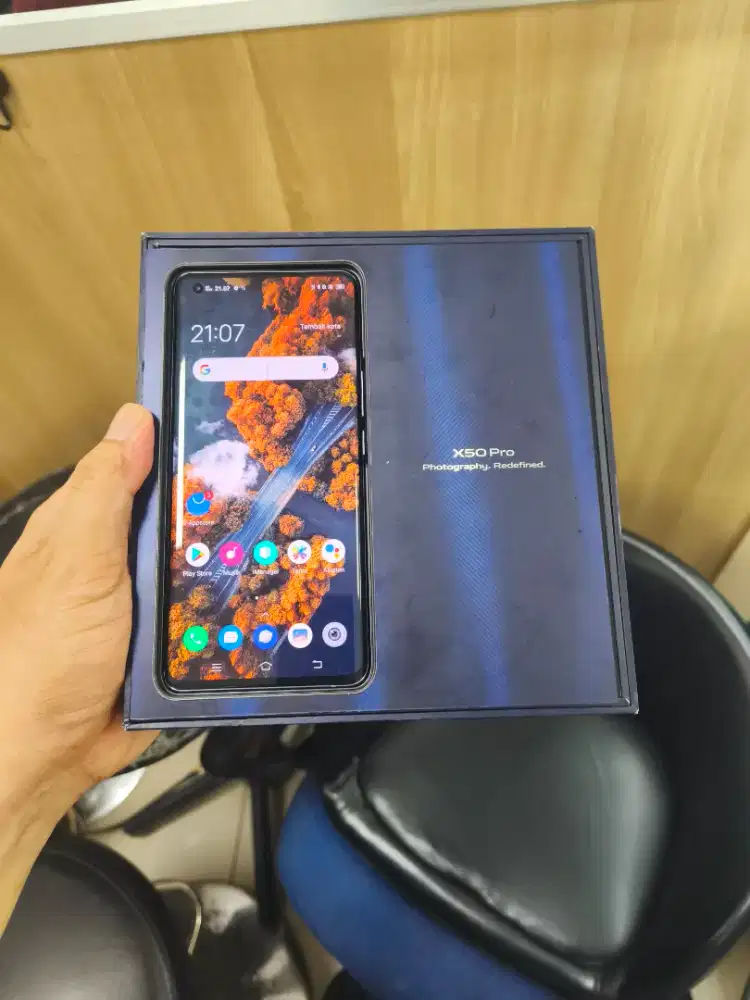 Jual hp Vivo x50 pro RAM 8/256 kodisi layar garis