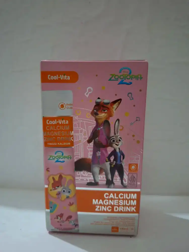 Minuman Cool-Vita Calcium Magnesium Zinc Drink (10 ml x 10 sachet)