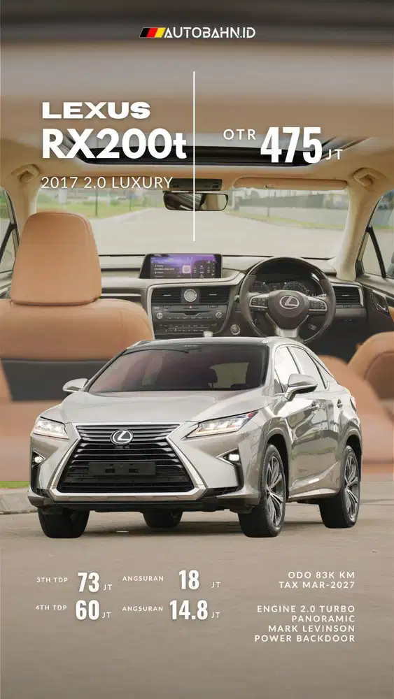 #Silent Wealth! Lexus RX200 Luxury 2.0 Turbo 2017 Warranty! X5 e300