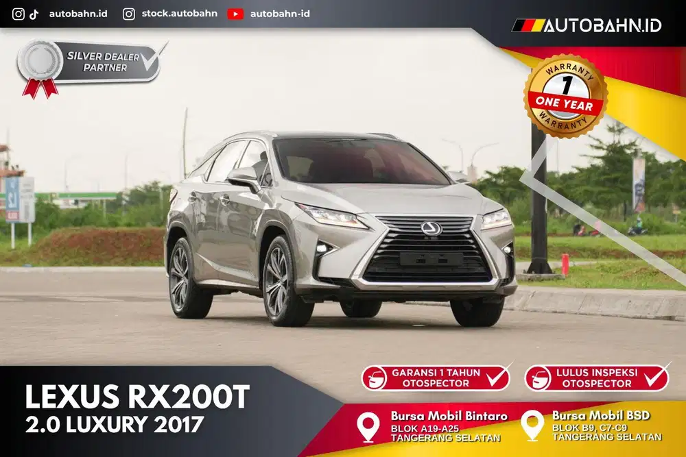 #Serba Privilege! Lexus RX200 Luxury 2.0 2017 Sonic Titanium 530i c300
