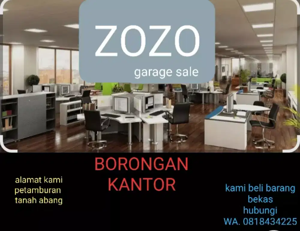 TERIMA BORONGAN BARANG BEKAS KANTOR