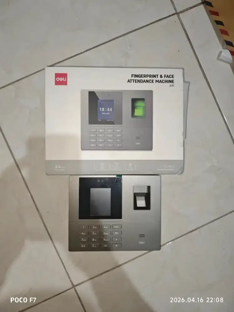 Mesin Absensi Finger dan Face