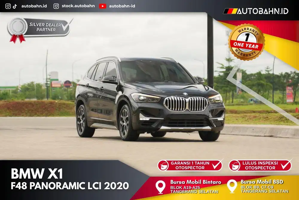 BMW X1 XLine 2020 LCI Facelift Panoramic Full Spec Rata kanan!