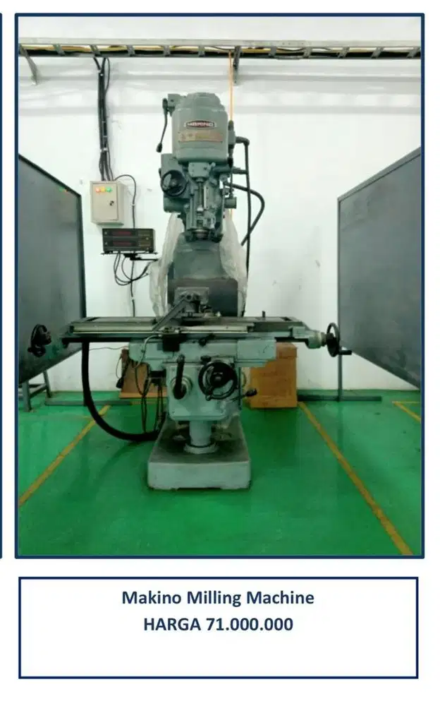 Mesin Millling Makino Japan Merk Makino