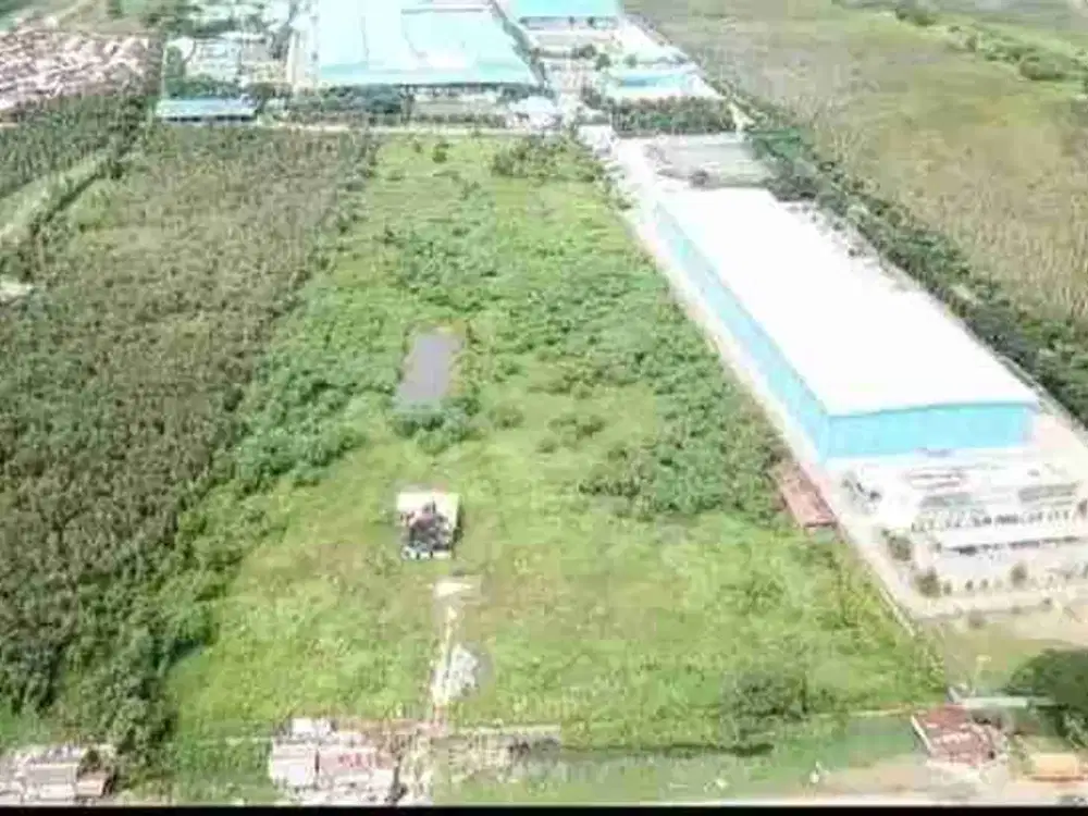 Tanah ± 3 Ha Indofood TAA Gasing Murah pabrik gudang Banyuasin palembang