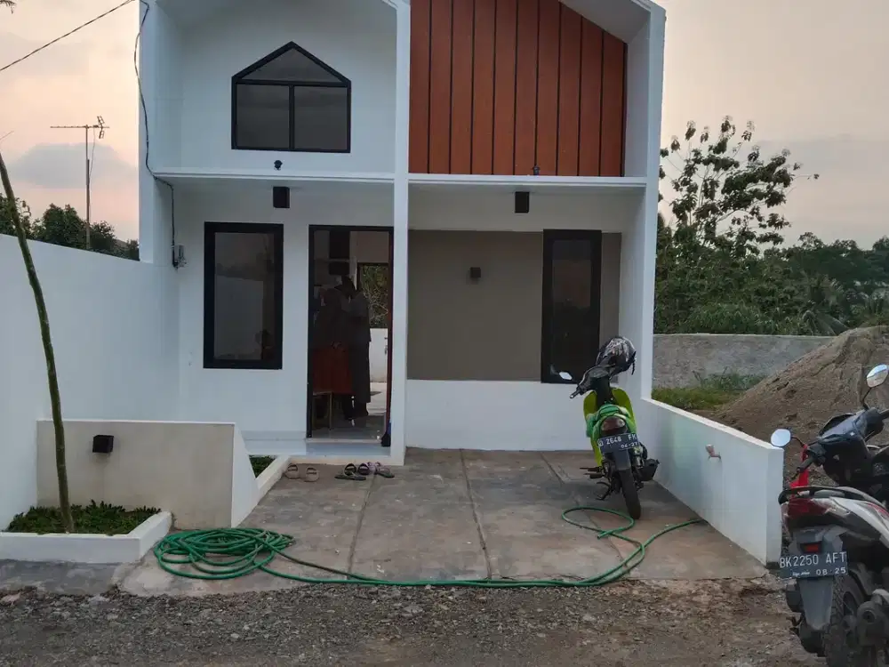Dijual rumah baru model Scandinavia harga 450 juta nego