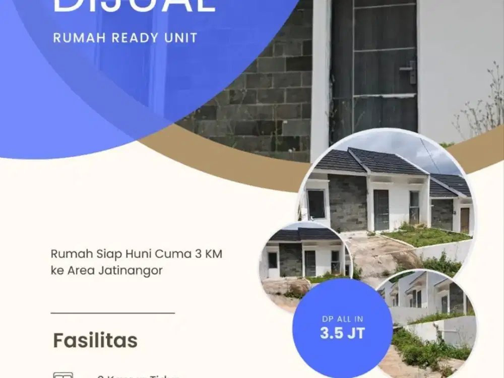 6 JUTA DAPET RUMAH SUBSIDI DI CINANJUNG TANJUNG  SARI UNIT RAEDY STOCK