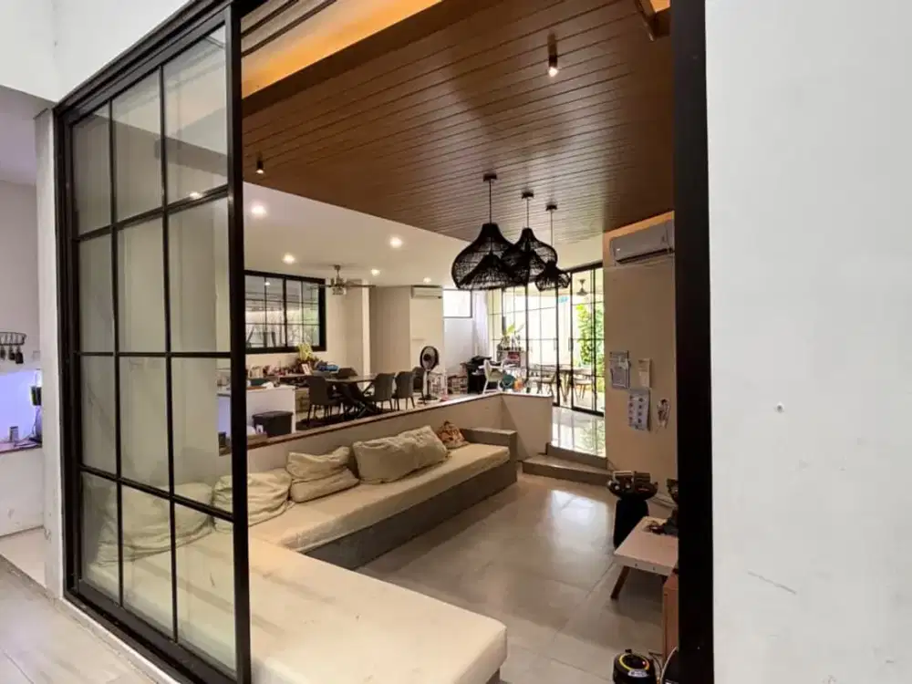 Rumah Mewah Tropical Bali Furnished Di Mertilang Bintaro Sektor 9