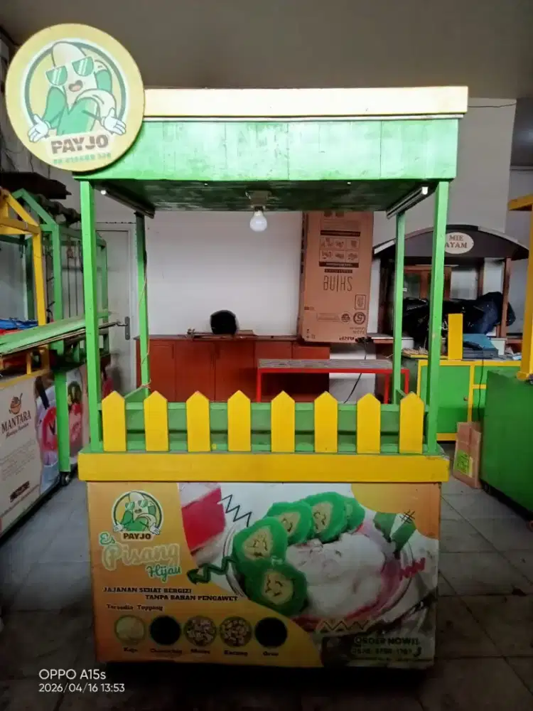 Gerobak dagang usaha