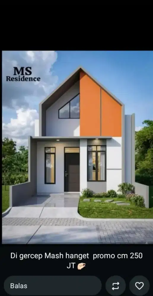 Jual Rumah Minimalis Skandinavian