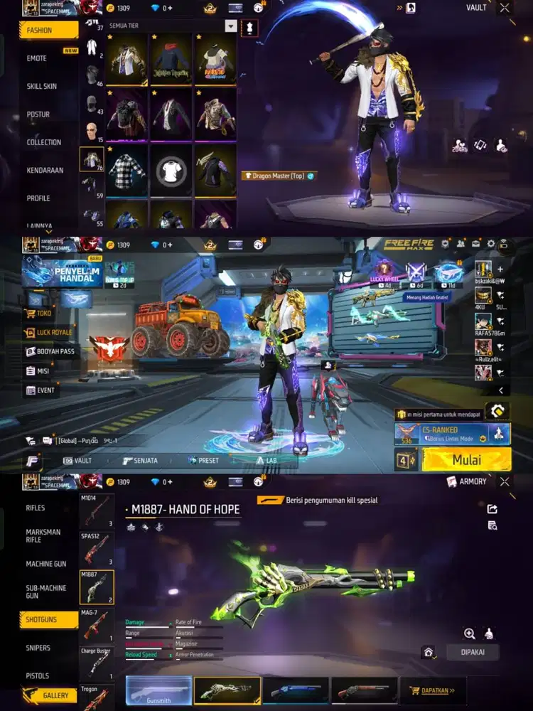 jual akun ff murah di jamin aman