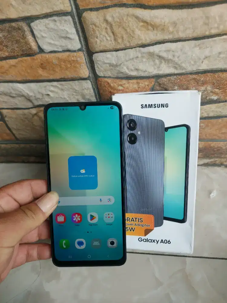 Jual hp samsung a06 fulset