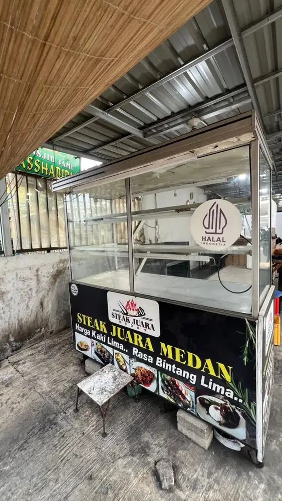 Steling jualan jumbo ukuran 1,8m x 80cm